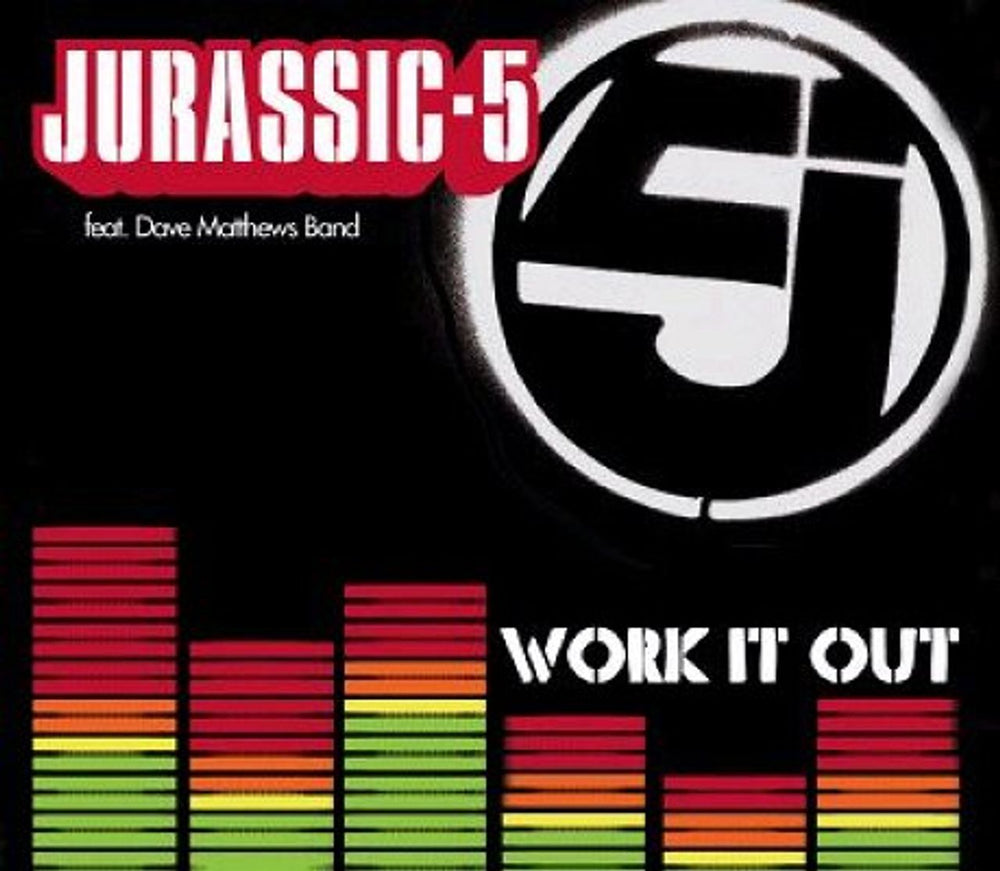 Jurassic 5 Work It Out UK CD single (CD5 / 5") 1707660