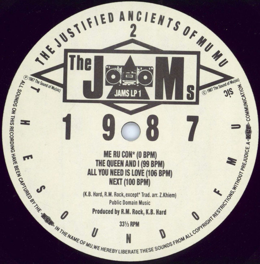 Justified Ancients Of Mu Mu 1987 What The F**k's Going On? UK vinyl LP album (LP record) JMULPWH06605