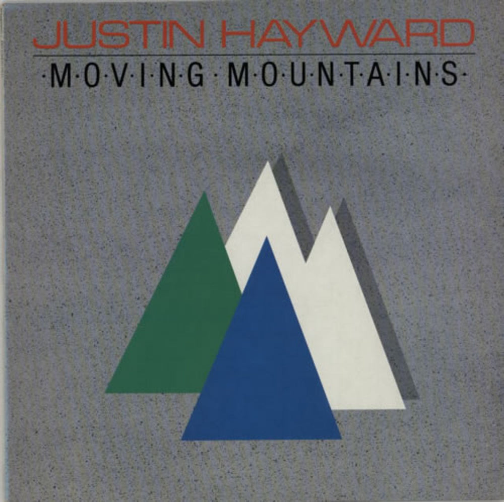 Justin Hayward Moving Mountains UK vinyl LP album (LP record) TOWLP15