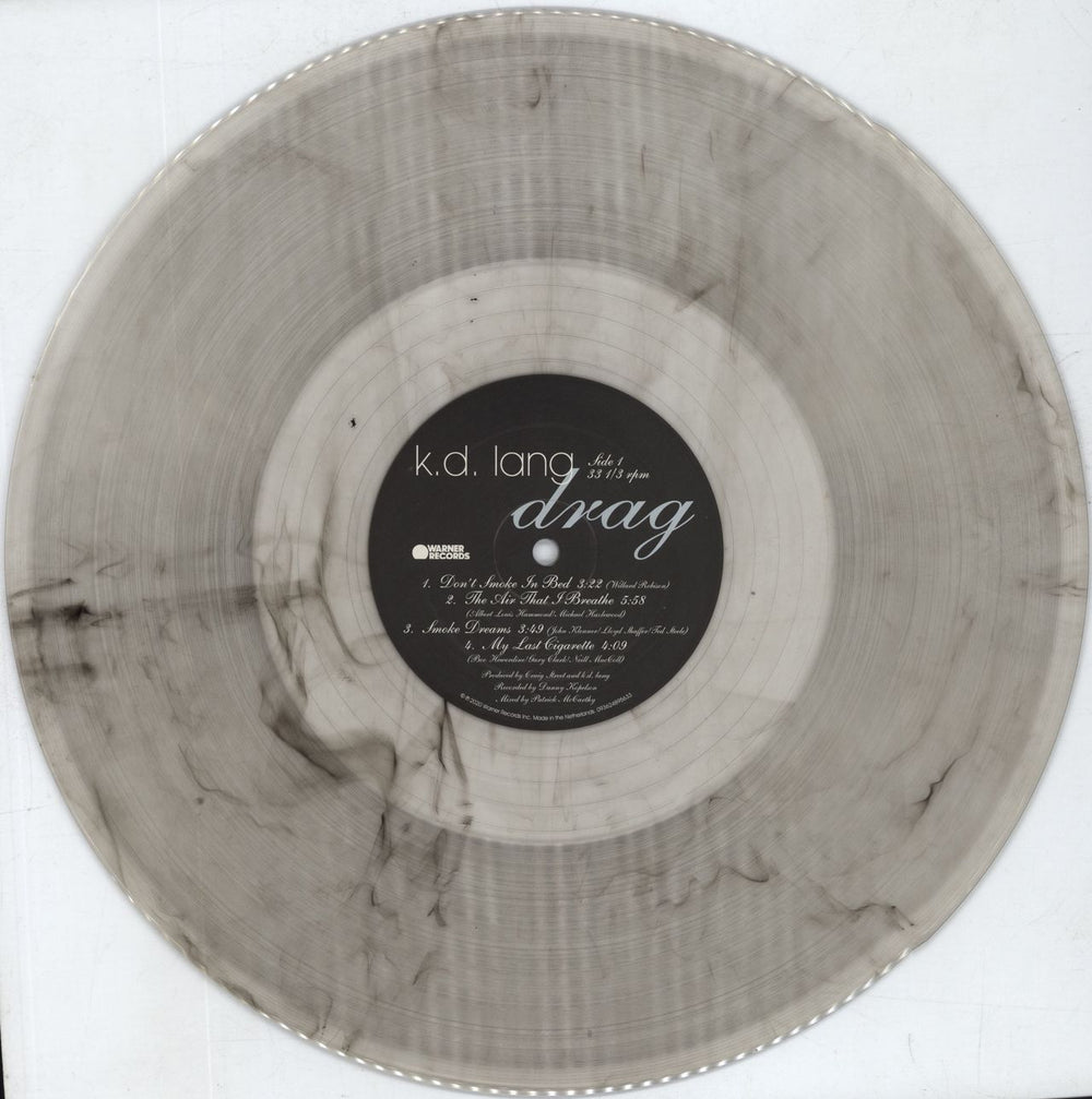 K.D. Lang Drag RSD 2020 - Smoky vinyl UK 2-LP vinyl record set (Double LP Album) KDL2LDR810054