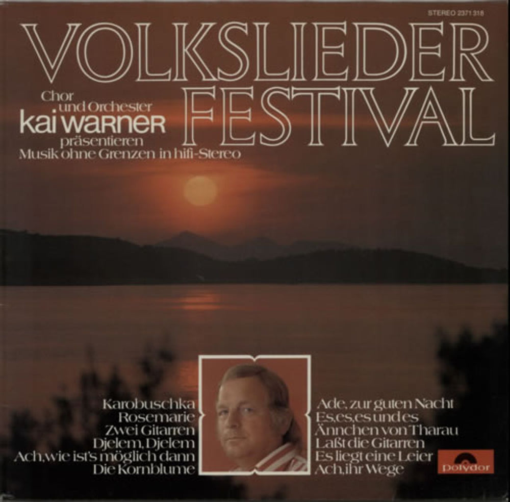 Kai Warner Volkslieder Festival German vinyl LP album (LP record) 2371318