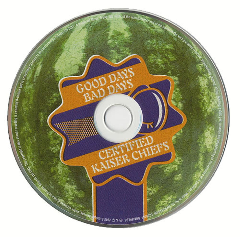 Kaiser Chiefs Good Days Bad Days - Lexx Mix UK Promo CD single (CD5 / 5") KAZC5GO468253