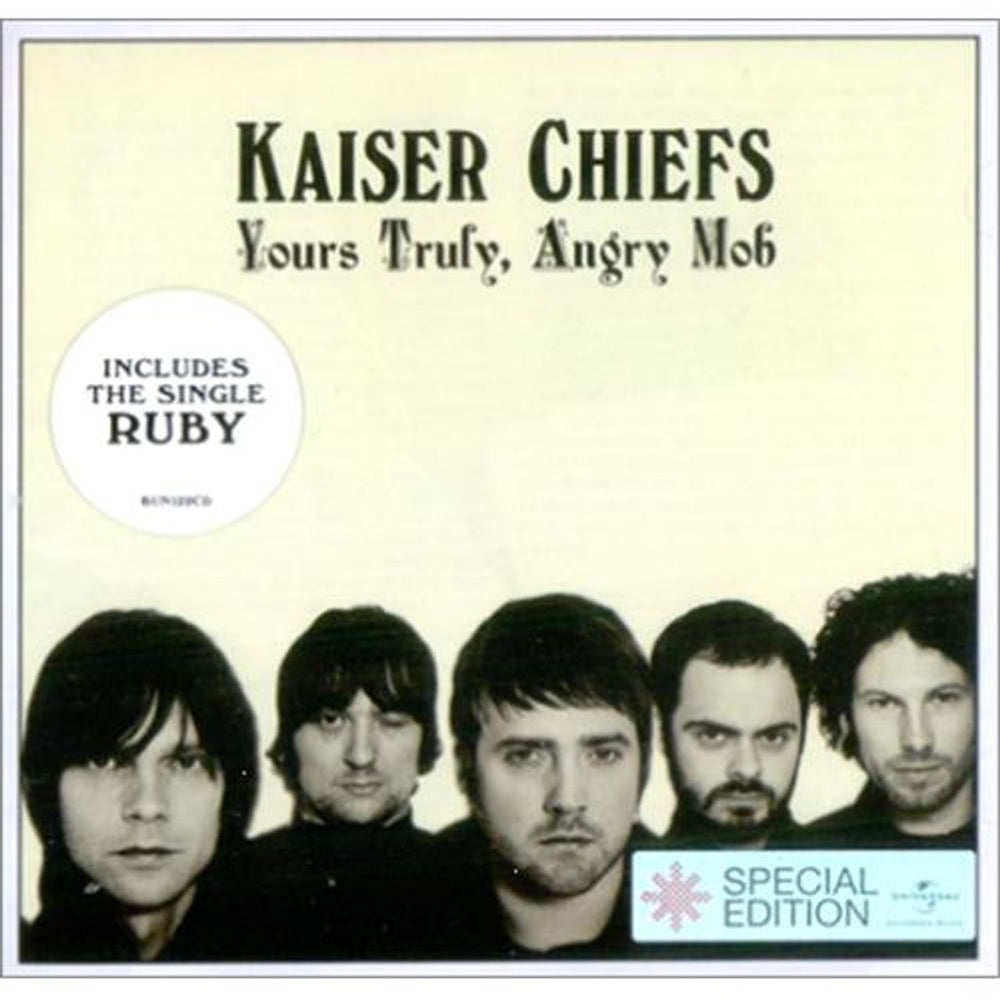 Kaiser Chiefs Yours Truly, Angry Mob UK CD album (CDLP) BUN122CD