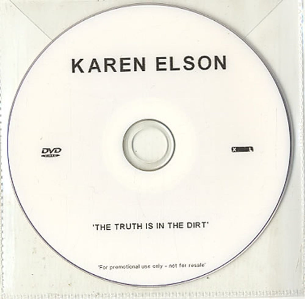 Karen Elson The Truth Is In The Dirt UK Promo 2-disc CD/DVD set KG92DTH628518