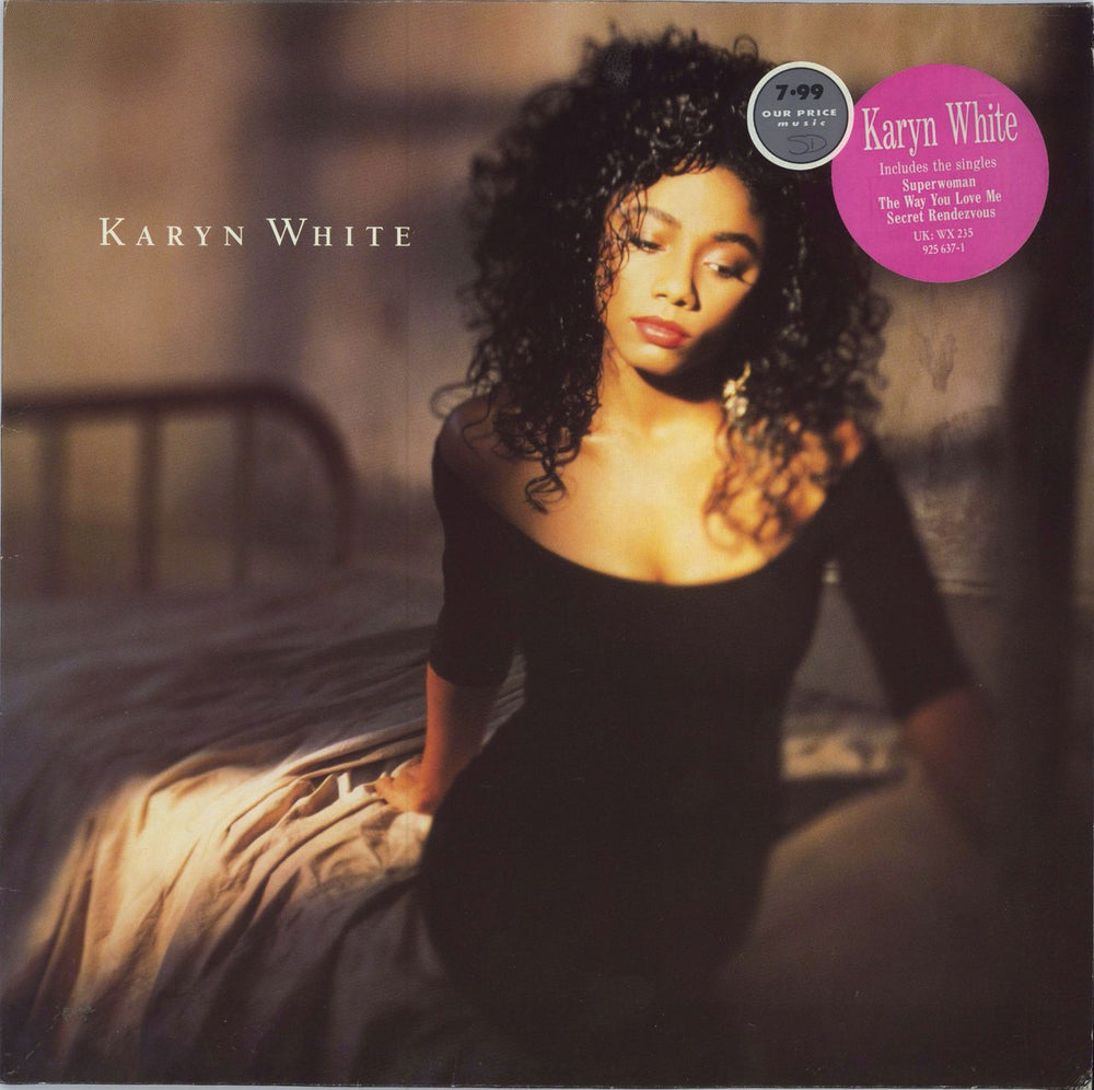 Karyn White Karyn White - Stickered Sleeve UK vinyl LP album (LP record) WX235