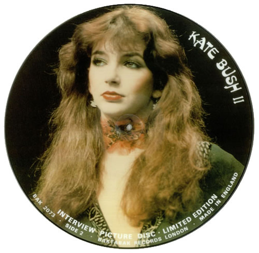 Kate Bush Interview Picture Disc UK picture disc LP (vinyl picture disc album) BAK2073