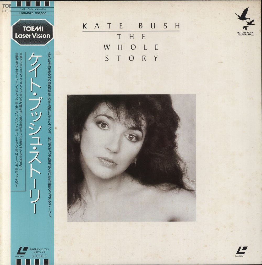 Kate Bush The Whole Story Japanese laserdisc / lazerdisc L100-1076