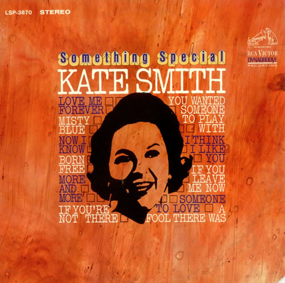 Kate Smith Something Special US vinyl LP album (LP record) LSP-3870