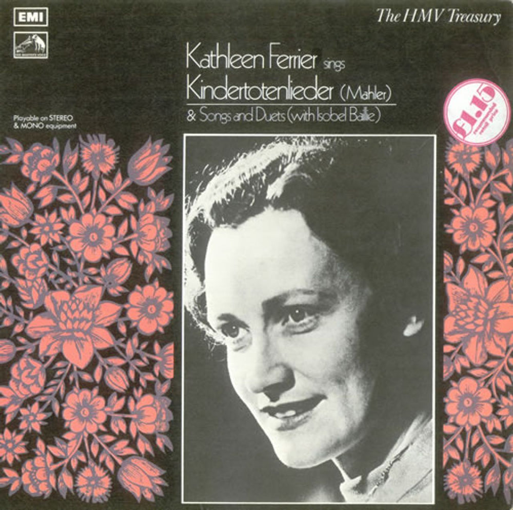 Kathleen Ferrier Kindertotenlieder (Mahler) & Songs and Duets UK vinyl LP album (LP record) HLM7002