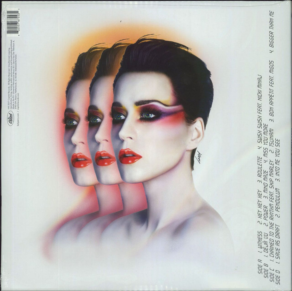 Katy Perry Witness - Sealed UK 2-LP vinyl record set (Double LP Album) 602557675535