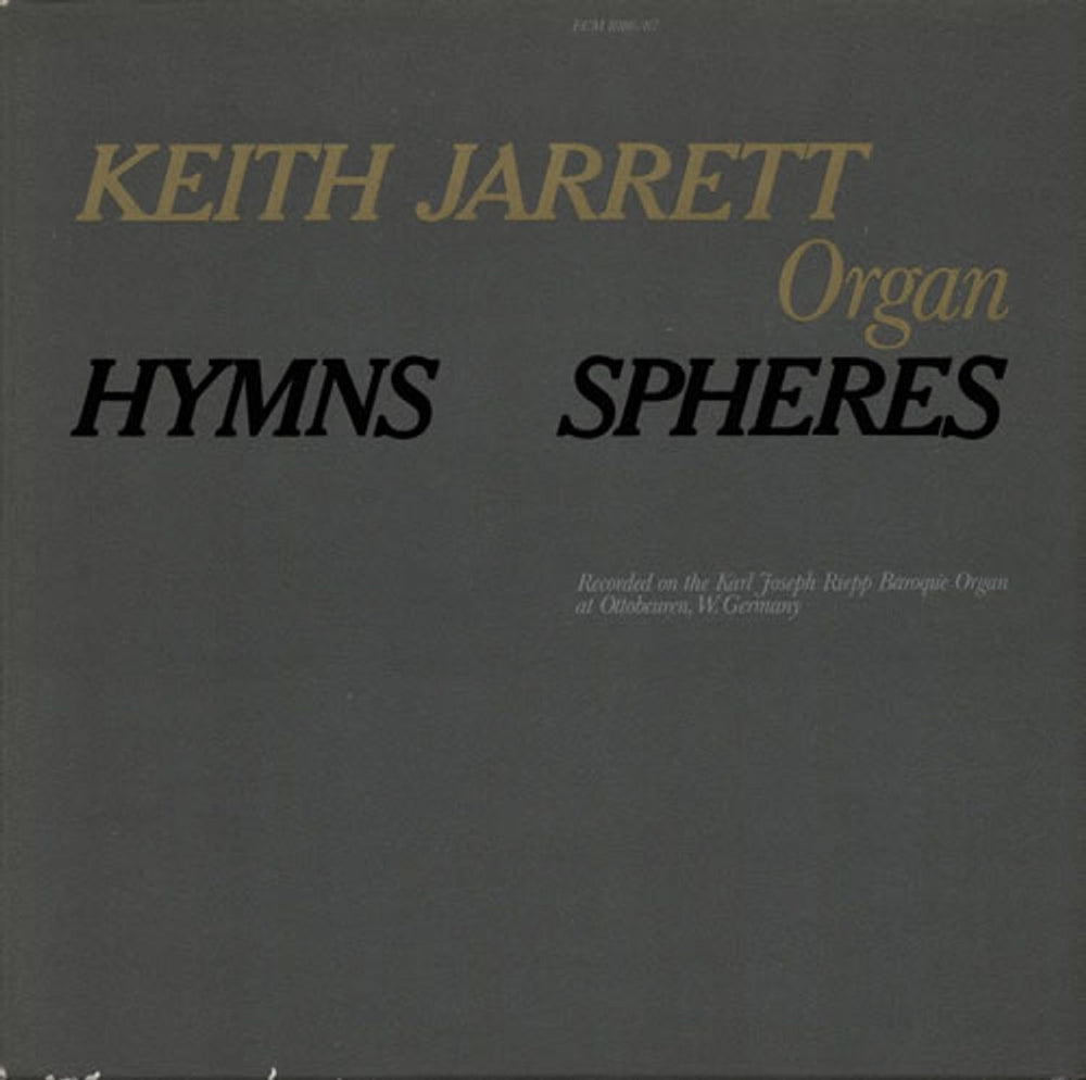 Keith Jarrett Hymns/Spheres German 2-LP vinyl record set (Double LP Album) ECM1086/87