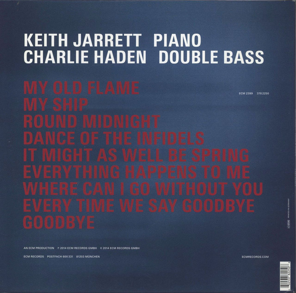 Keith Jarrett Last Dance German 2-LP vinyl record set (Double LP Album) 602537822508