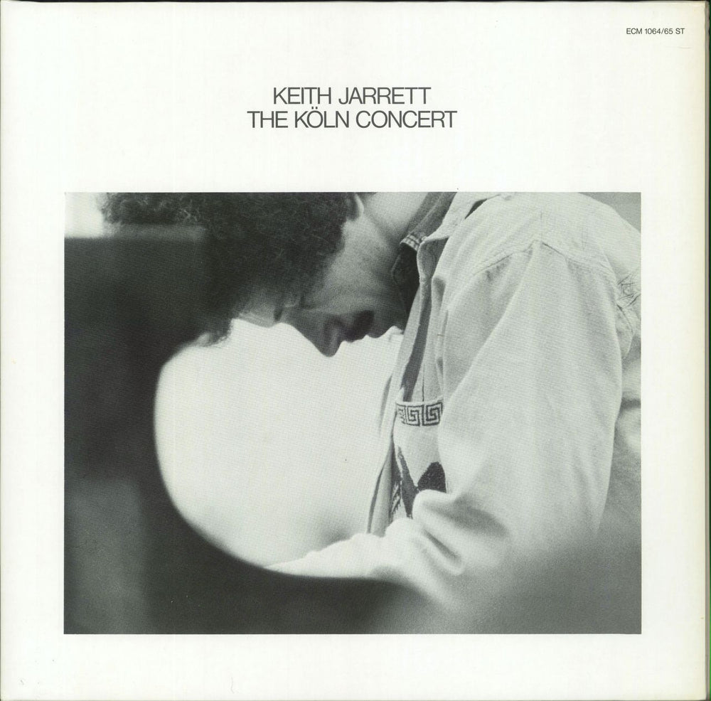 Keith Jarrett The Köln Concert German 2-LP vinyl record set (Double LP Album) ECM1064/65