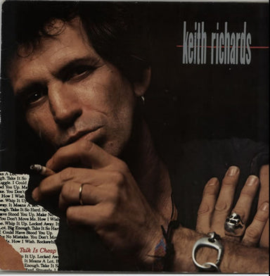 Keith Richards Talk Is Cheap UK vinyl LP album (LP record) V2554