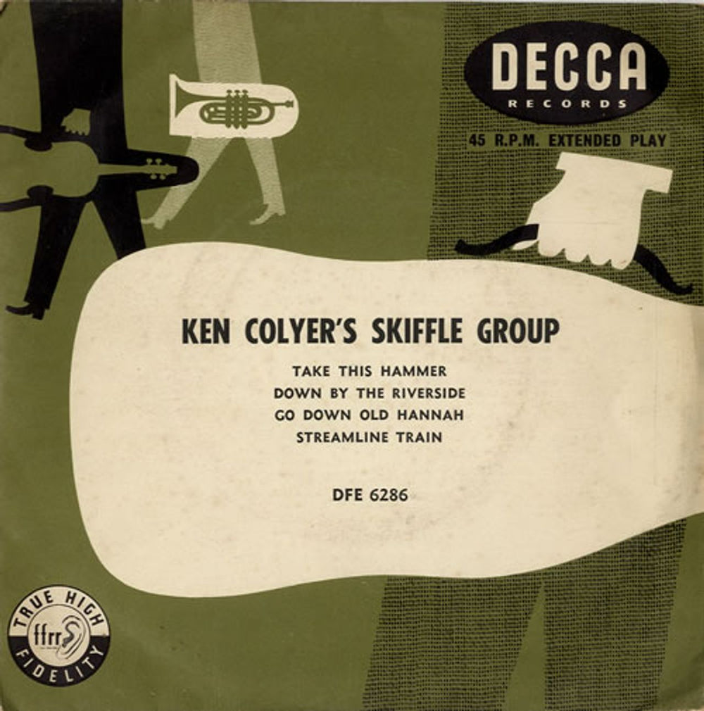 Ken Colyer Ken Colyer's Skiffle Group UK 7" vinyl single (7 inch record / 45) DFE6286