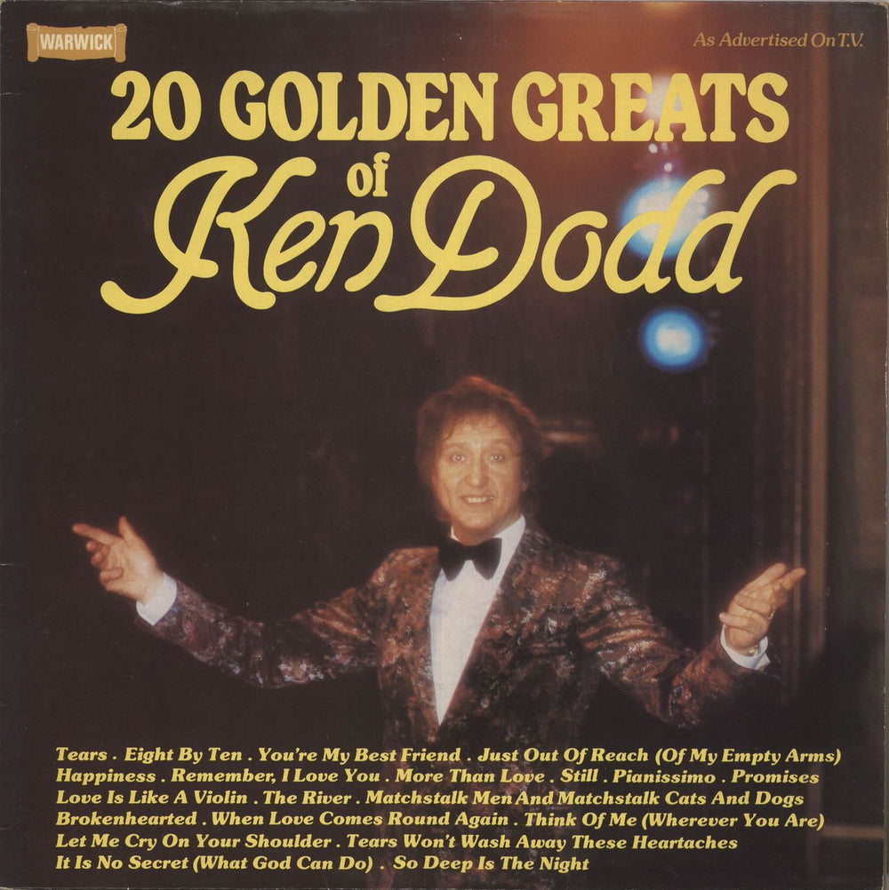 Ken Dodd 20 Golden Greats Of Ken Dodd UK vinyl LP album (LP record) WW5098