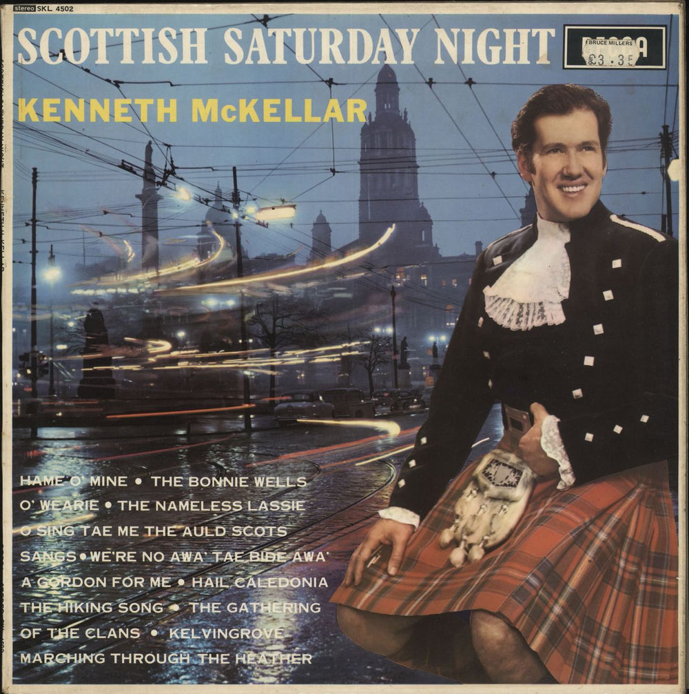 Kenneth McKellar Scottish Saturday Night UK vinyl LP album (LP record) SKL4502