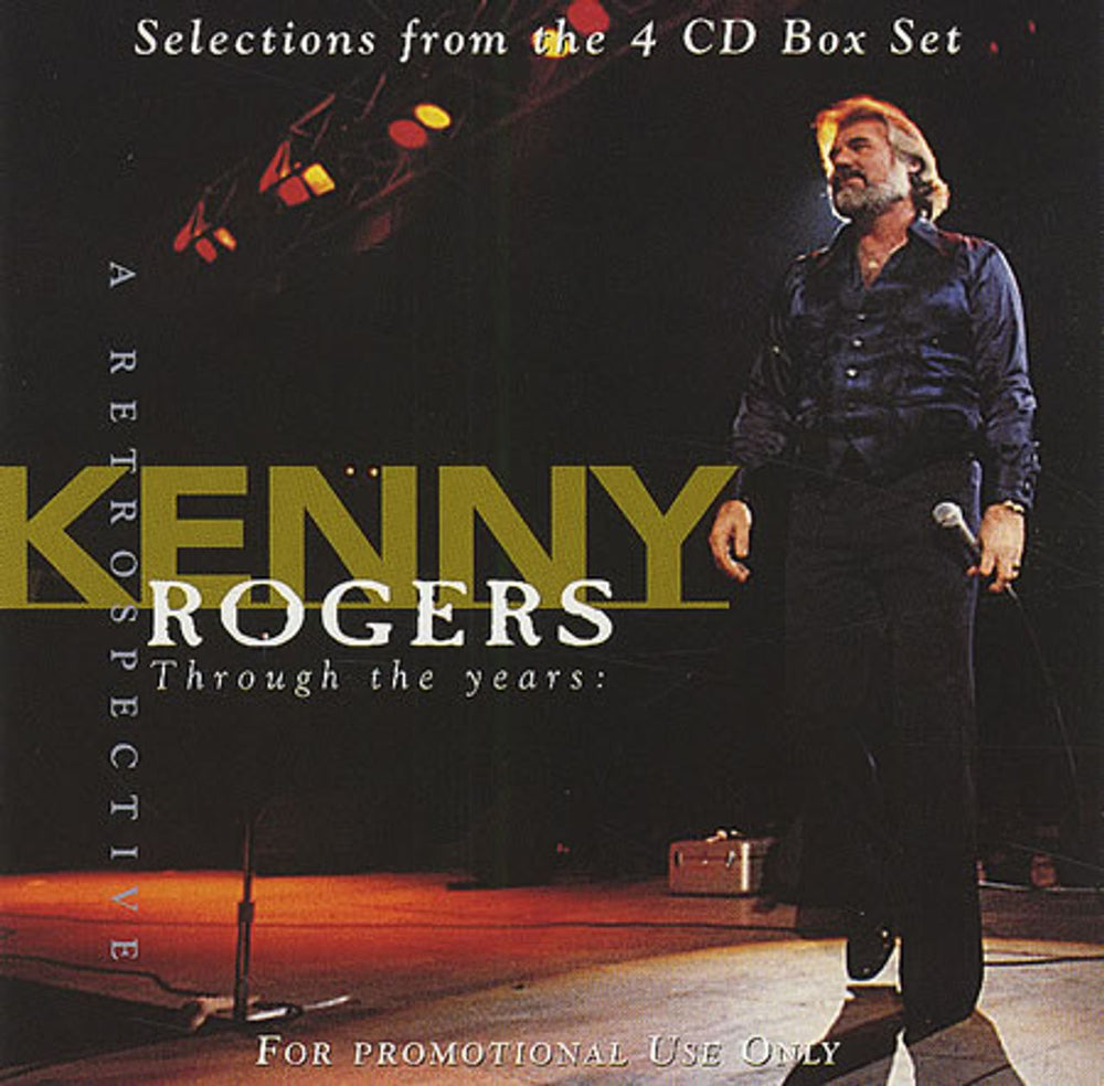 Kenny Rogers & The First Edition Selections From 'Through The Years' US Promo CD album (CDLP) DPRO:70876-12140-2-4