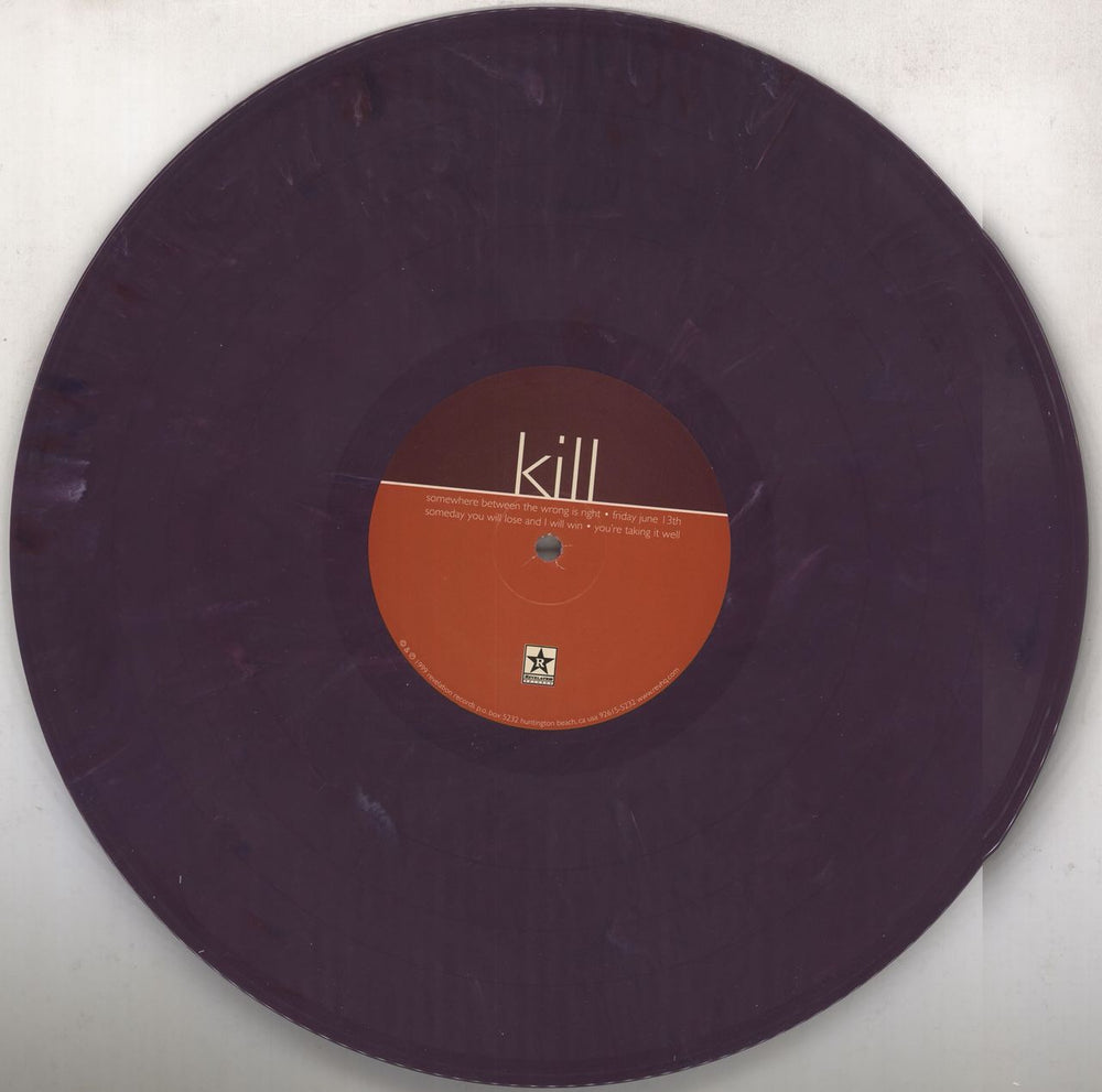 Kill Holiday Somewhere Between The Wrong Is Right - Purple Vinyl US vinyl LP album (LP record) KOMLPSO736573