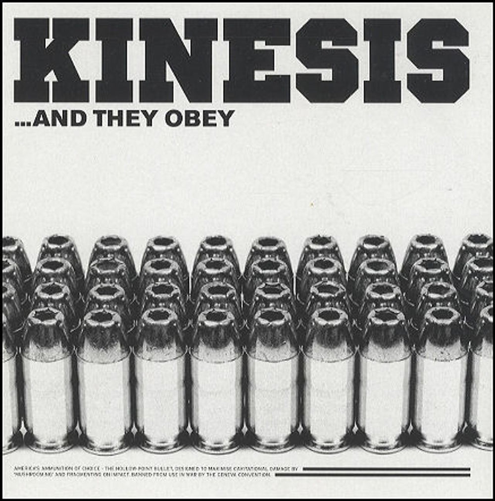 Kinesis And They Obey UK 7" vinyl single (7 inch record / 45) ISOM68S