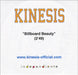 Kinesis Billboard Beauty UK Promo CD-R acetate CD-R ACETATE