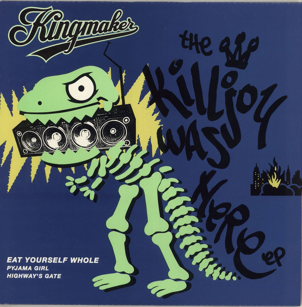 Kingmaker The Killjoy Was Here EP UK Promo 12" vinyl single (12 inch record / Maxi-single) SCORCHX5