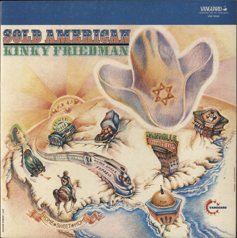 Kinky Friedman Sold American UK vinyl LP album (LP record) VSD79333