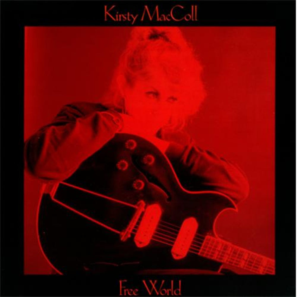 Kirsty MacColl Free World UK 12" vinyl single (12 inch record / Maxi-single) KMAT1