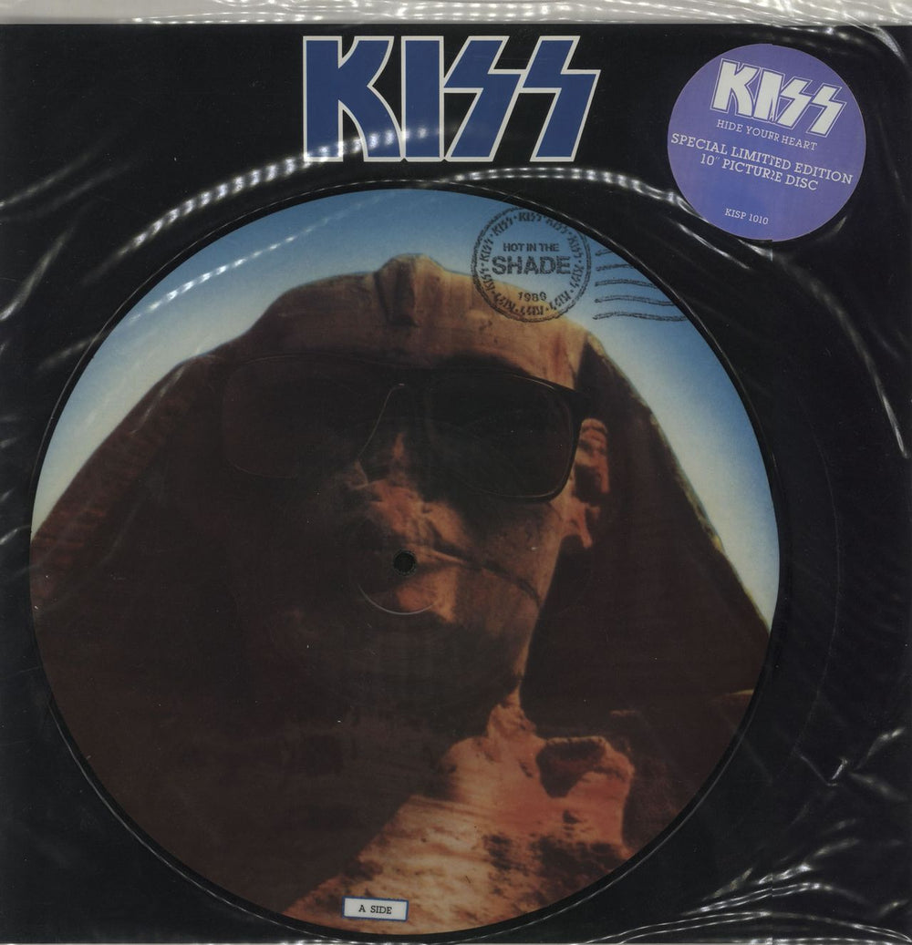 Kiss Hide Your Heart UK 10" Vinyl Picture Disc (10 inch Record Single) KISP1010