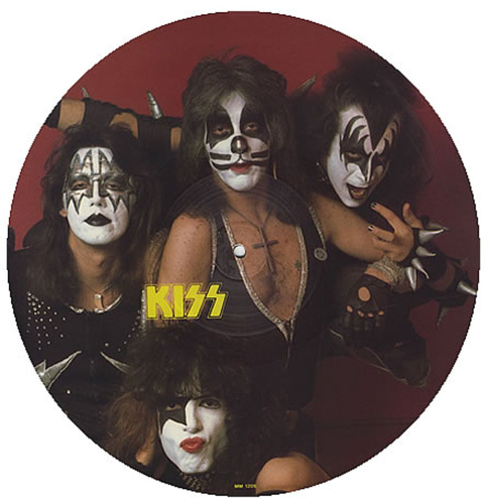 Kiss Interview Picture Disc UK picture disc LP (vinyl picture disc album) MM1205