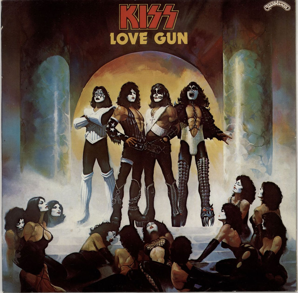 Kiss Love Gun UK vinyl LP album (LP record) PRICE69