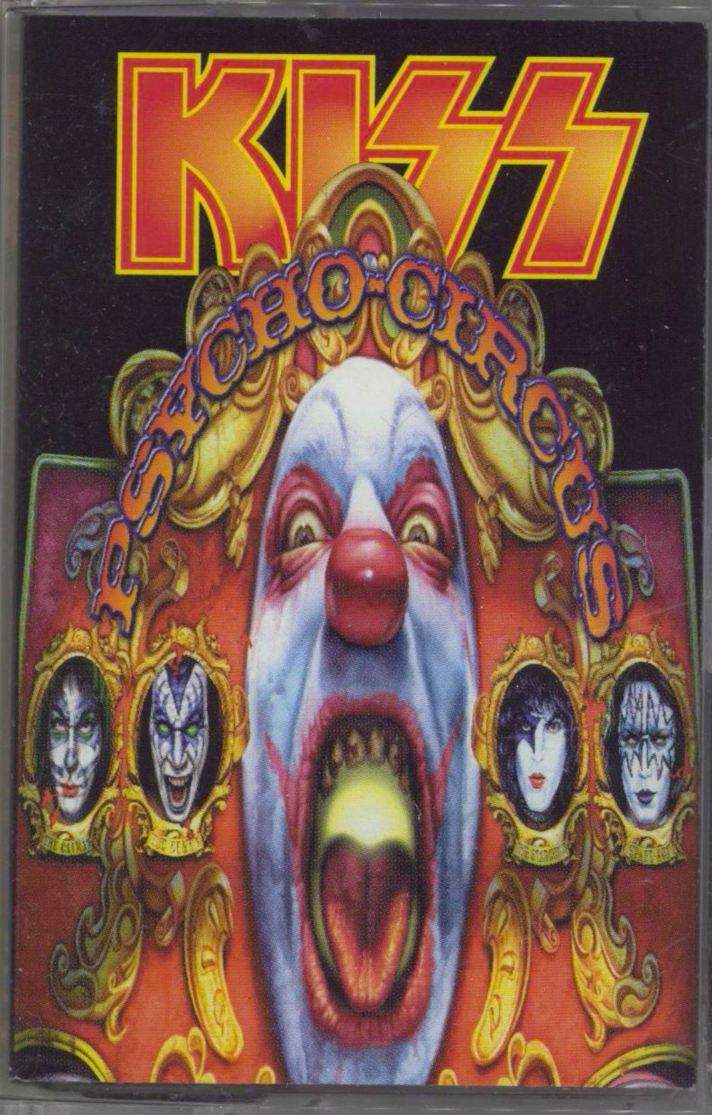 Kiss Psycho Circus UK cassette album 558992-4