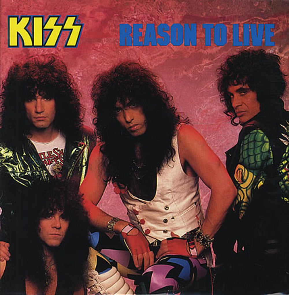 Kiss Reason To Live UK 12" vinyl single (12 inch record / Maxi-single) KISS812