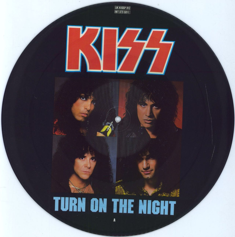 Kiss Turn On The Night - EX UK 12" vinyl picture disc (12 inch picture record) KISSP912