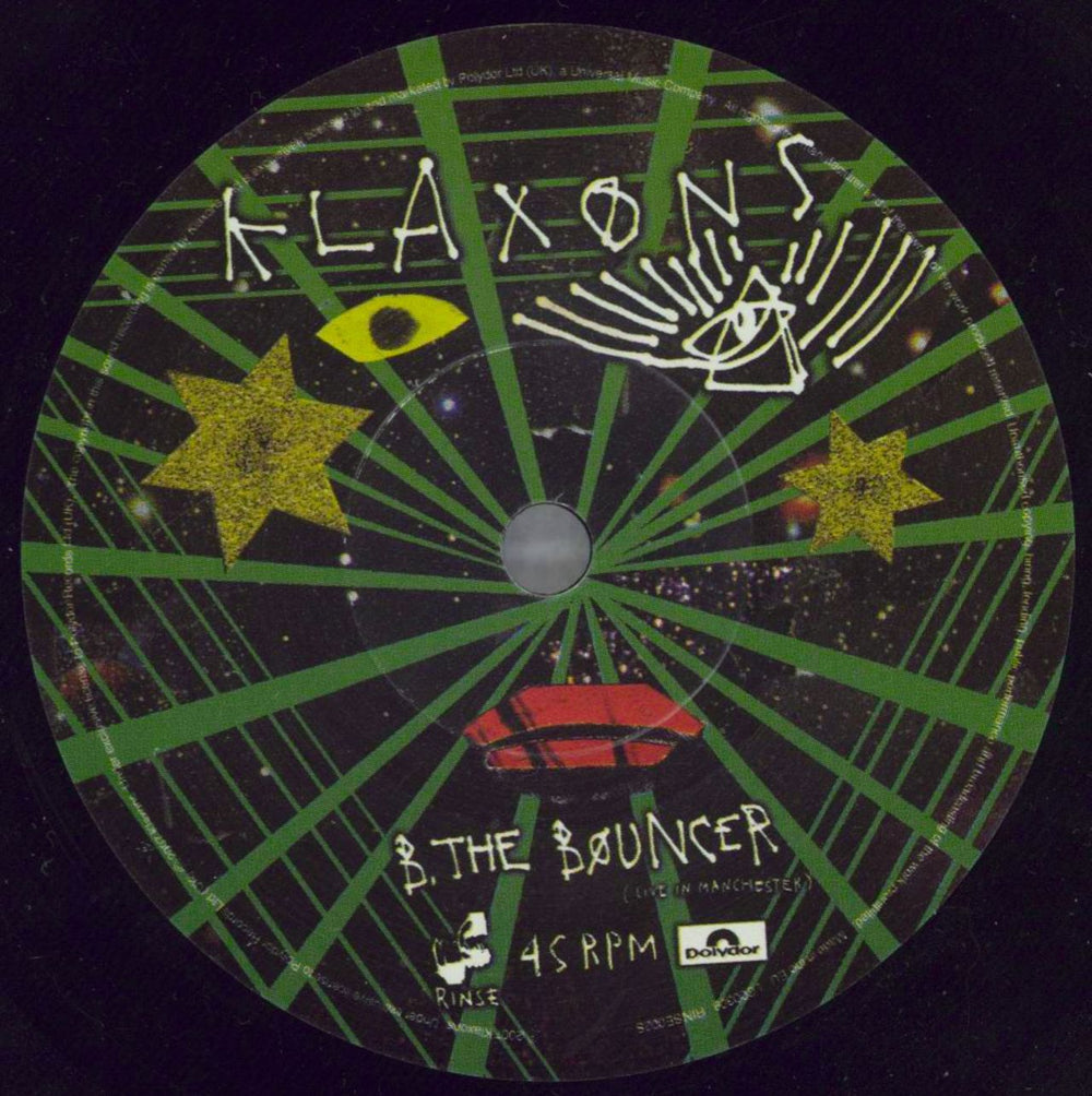 Klaxons Golden Skans - Hypesticker UK 7" vinyl single (7 inch record / 45) KBX07GO826641