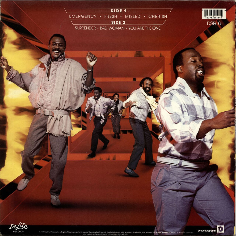 Kool & The Gang Emergency - Stickered UK vinyl LP album (LP record) 042282294319