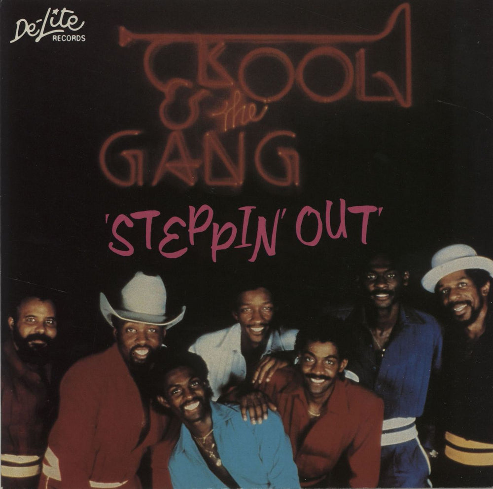 Kool & The Gang Steppin' Out - Picture Sleeve UK 7" vinyl single (7 inch record / 45) DE4