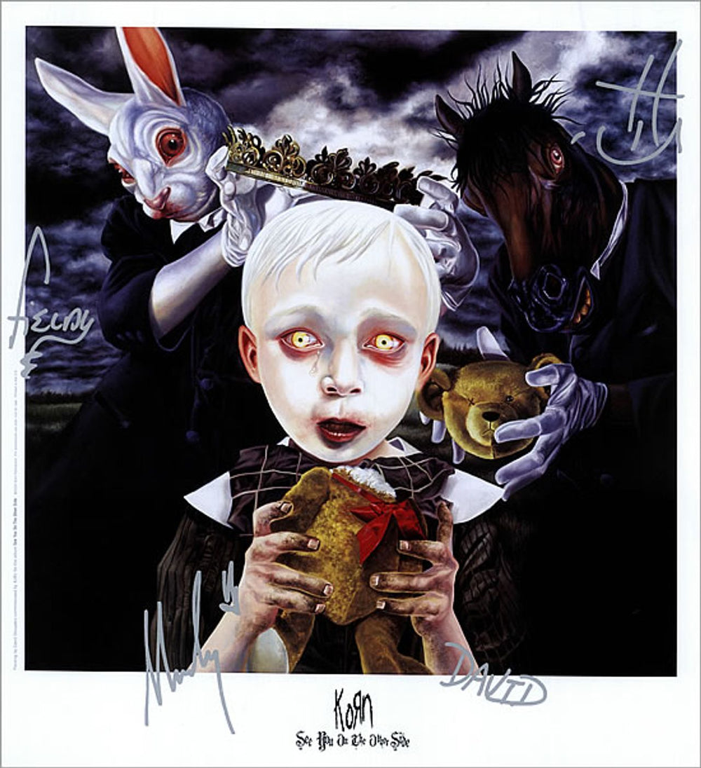 Korn See You On The Other Side US Promo memorabilia LITHOGRAPH