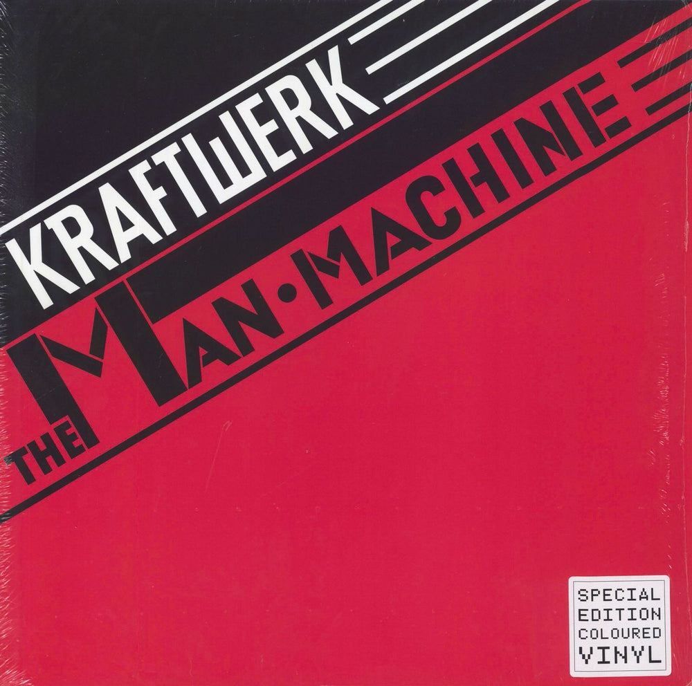 Kraftwerk The Man Machine: Remastered - 180gm Red Vinyl UK vinyl LP album (LP record) 5099996602218