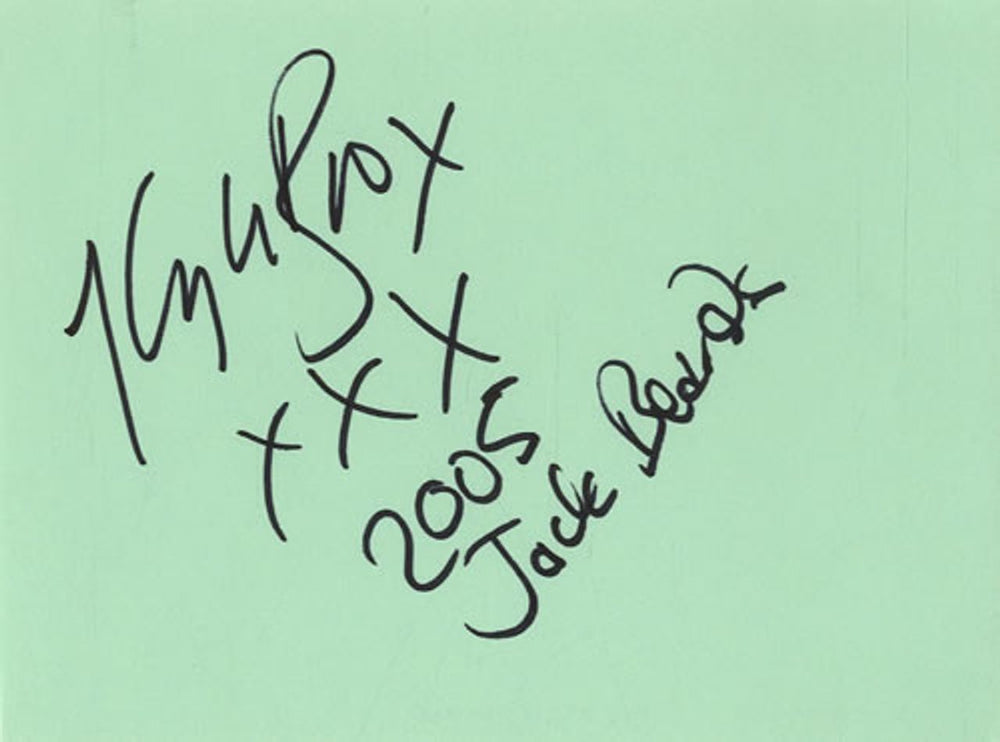 Kyla Brox Page From An Autograph Book UK memorabilia AUTOGRAPH