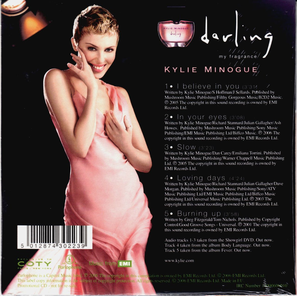 Kylie Minogue Darling - The Exclusive CD - Sealed UK Promo CD single (CD5 / 5") KYLC5DA662801