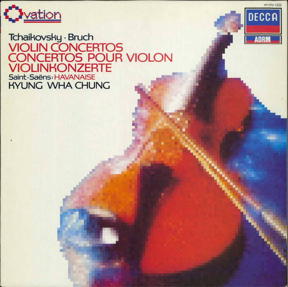 Kyung-Wha Chung Tchaikovsky / Bruch: Violin Concertos / Saint-Saëns: Havanaise Dutch vinyl LP album (LP record) 417270-1