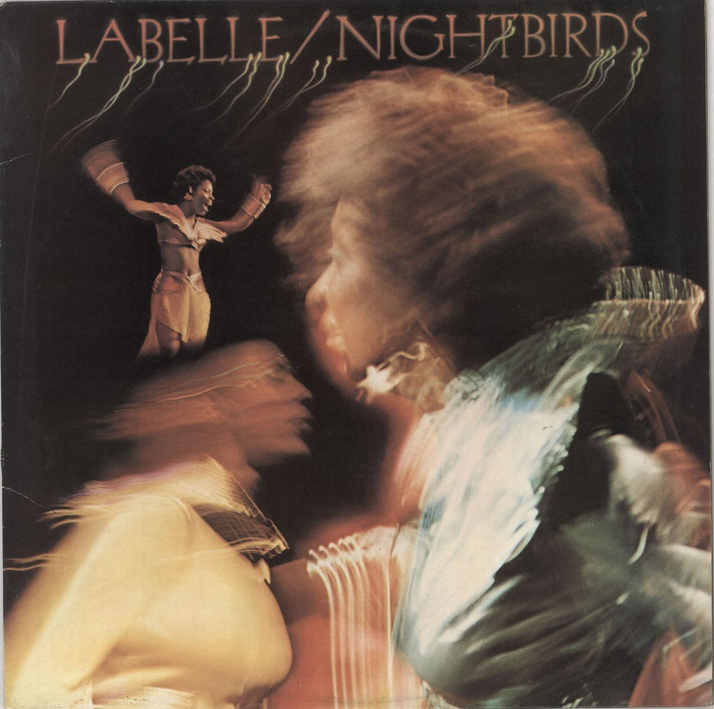 Labelle Nightbirds + Lyric Insert UK vinyl LP album (LP record) EPC80566