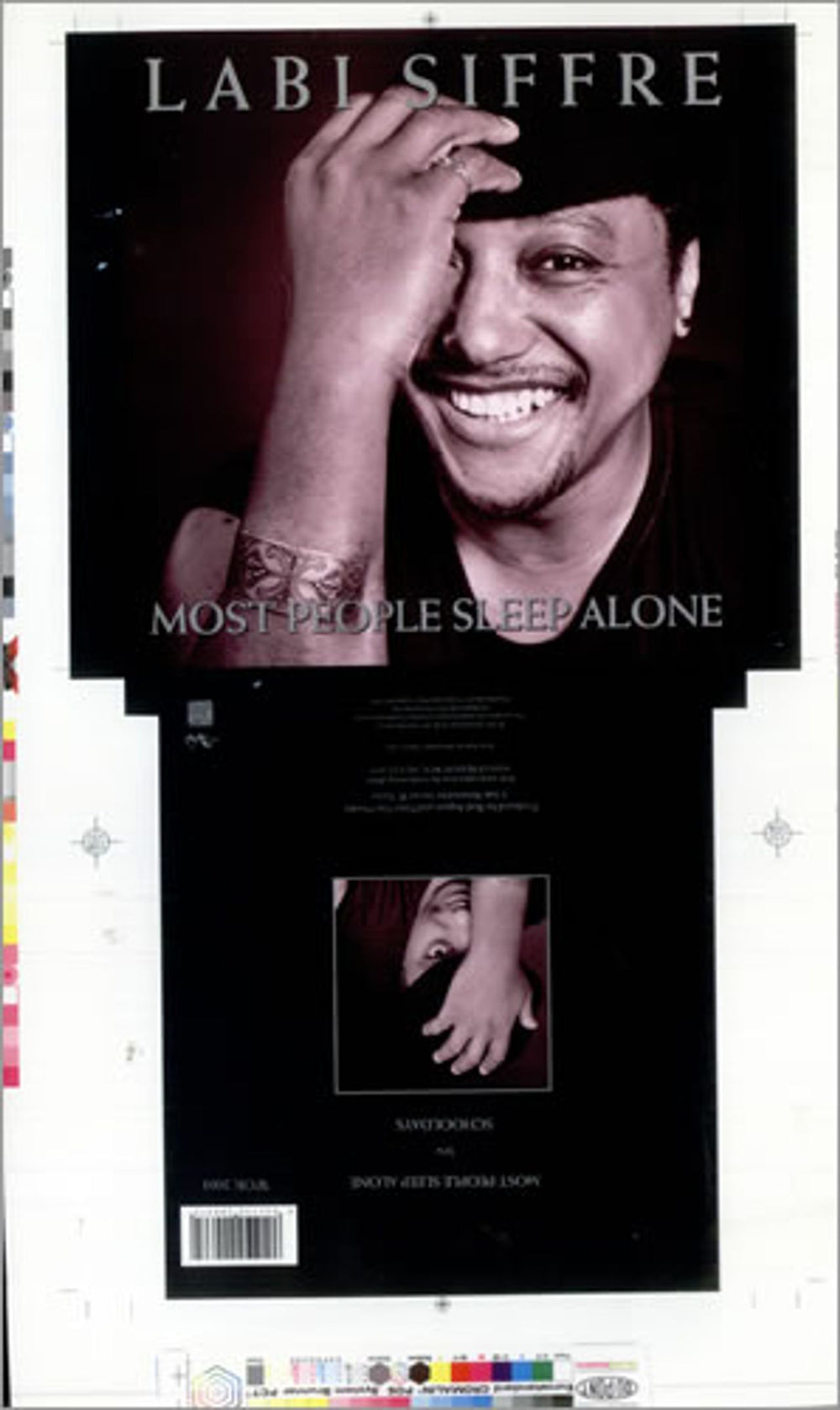 Labi Siffre Man Of Reason & Most People Sleep Alone UK artwork PROOF ARTWORK