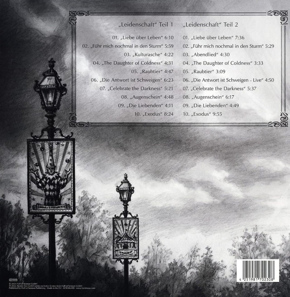 Lacrimosa Leidenschaft: Deluxe Earbook Edition - Sealed German 2 CD album set (Double CD) ZBC2CLE804675