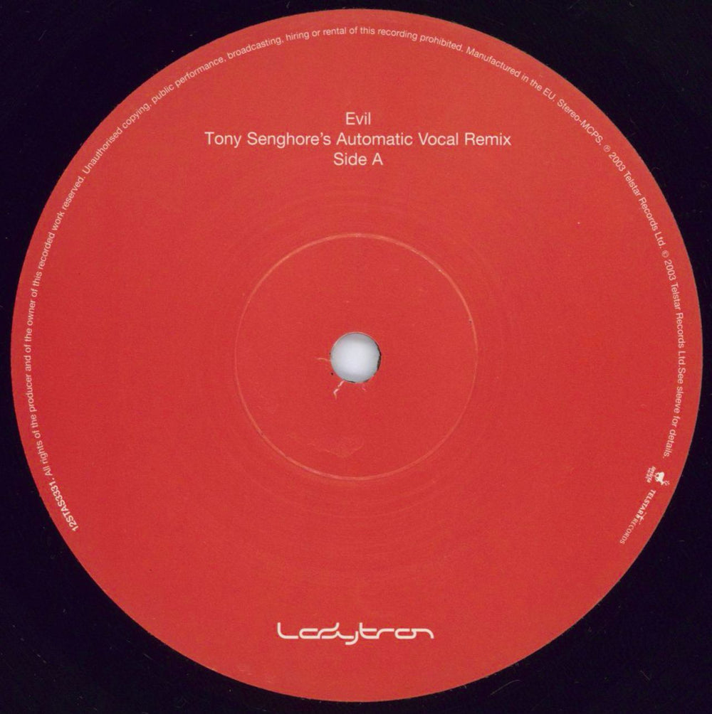 Ladytron Evil UK 12" vinyl single (12 inch record / Maxi-single) LYR12EV249921