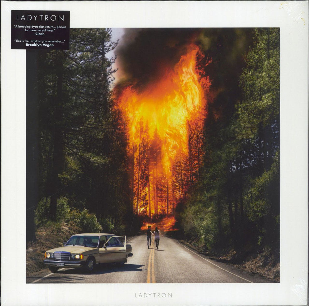 Ladytron Ladytron + Hype Sticker - sealed UK vinyl LP album (LP record) LTKLP004