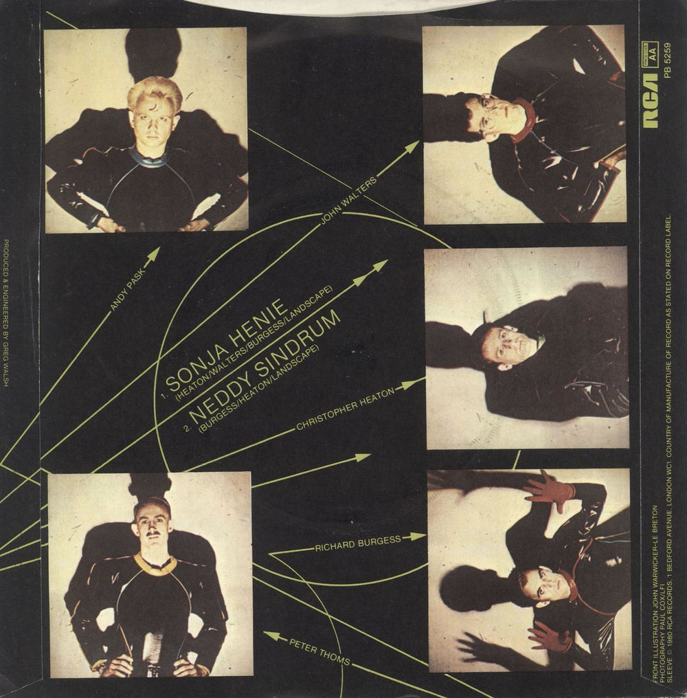 Landscape Sonja Henie UK 7" vinyl single (7 inch record / 45)