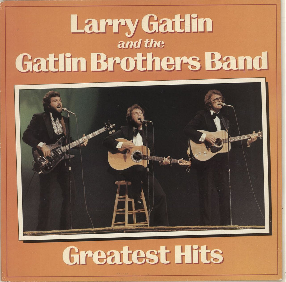 Larry Gatlin Greatest Hits UK vinyl LP album (LP record) CBS32129