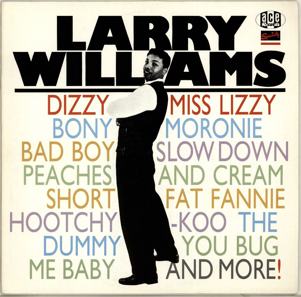 Larry Williams Dizzy Miss Lizzy UK vinyl LP album (LP record) CH129